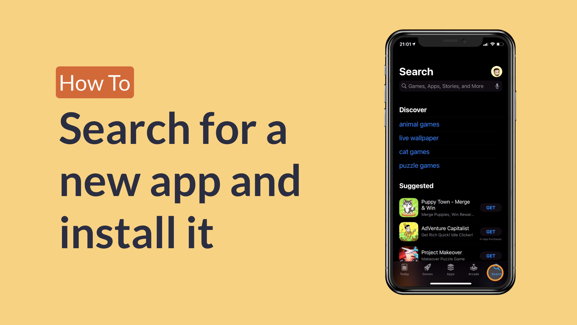 Discover how to search for an app and install it